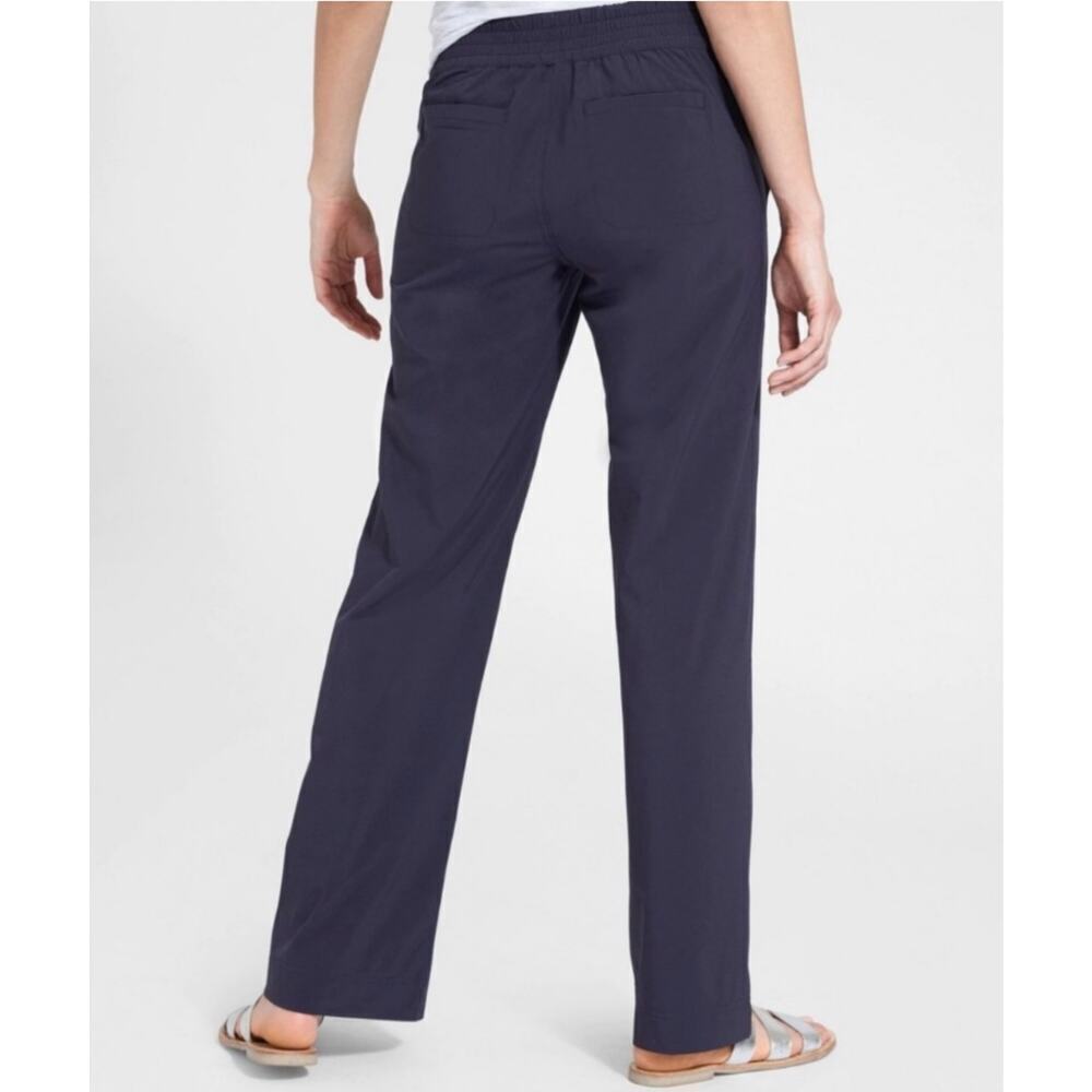 Athleta Chelsea Wide Leg Pants Navy Women’s Size 6 Style #792454 - Picture 6 of 12